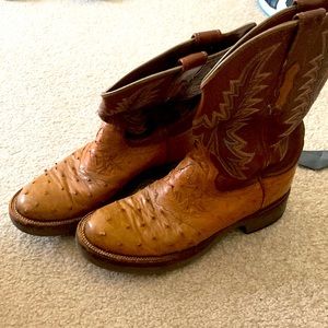 Ostrich boot